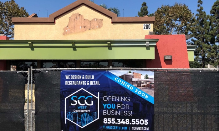 Del Taco Being renovated into a new restaurant