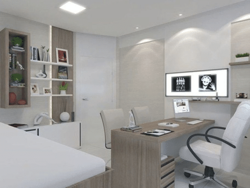 A chic and trendy medical office design that looks as high-quality as the care the business provides.